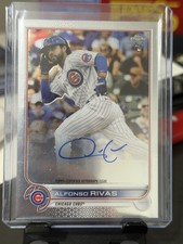Alfonso Rivas 2022 Topps Chrome Rookie Autograph Auto Card #RA-AR. rookie card picture