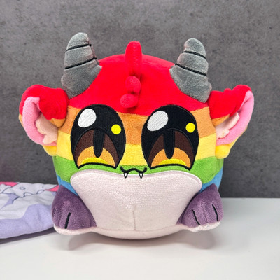 Makeship Regenbogen emotionale Unterstützung Dämon von The Click Plüschtier Kuscheltier 7 Zoll - 1/6045
