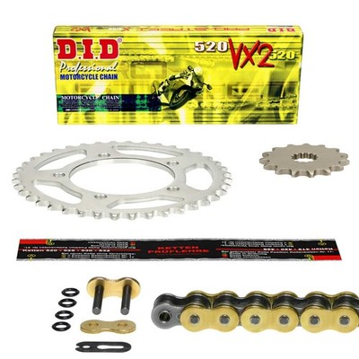 DID VX G&B Kettensatz Honda CR 250 R (ME03) 1985, X-Ring Clip