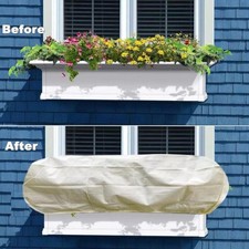 Pokrowiec na mróz wielokrotnego użytku z regulowanymi paskami do niezawodnej zimowej pielęgnacji roślin