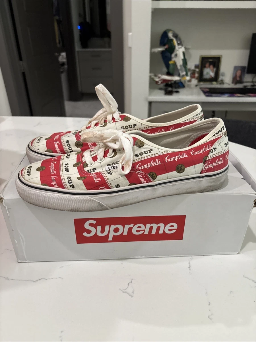 Vans Supreme x Authentic Pro Campbell's Soup for sale | eBay