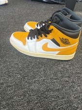 Jordan 1 Mid Yellow Ochre for Sale - Authenticity Guaranteed - eBay