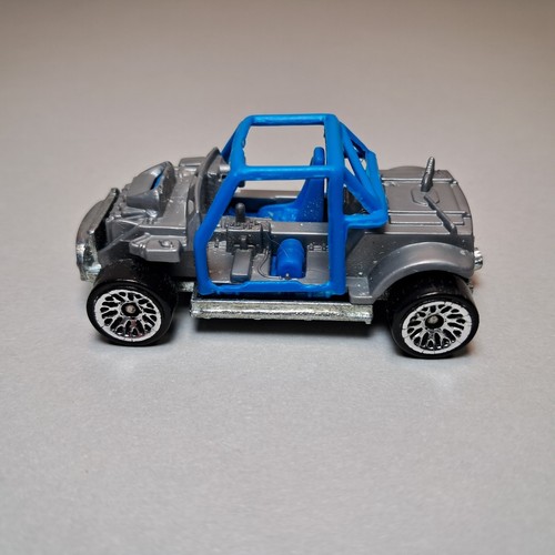 Vintage 2000 Hot Wheels Mini Cooper Dune Buggy Blue & Gray - Picture 1 of 6