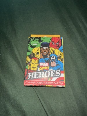 Marvel Playing Cards Heroes Retro Deck 52 Card Aquarius NEW SEALED