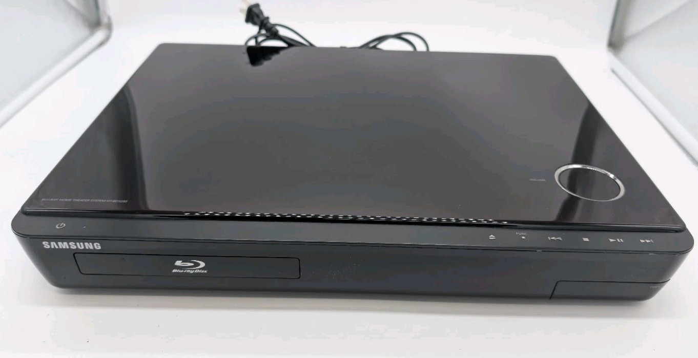 Samsung HT-BD1250 Home Theater System Receiver Blu-Ray Disc Player In Black
