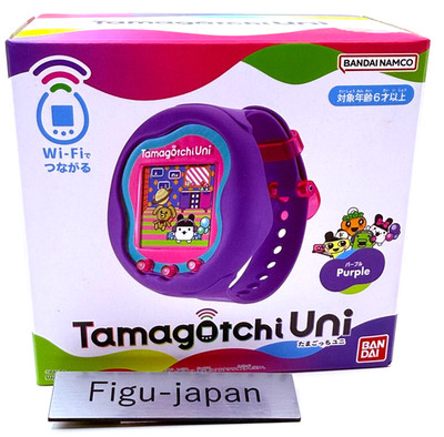 Bandai Tamagotchi Uni Purple Virtual Pet Tamaverse Wearable MIB Authentic