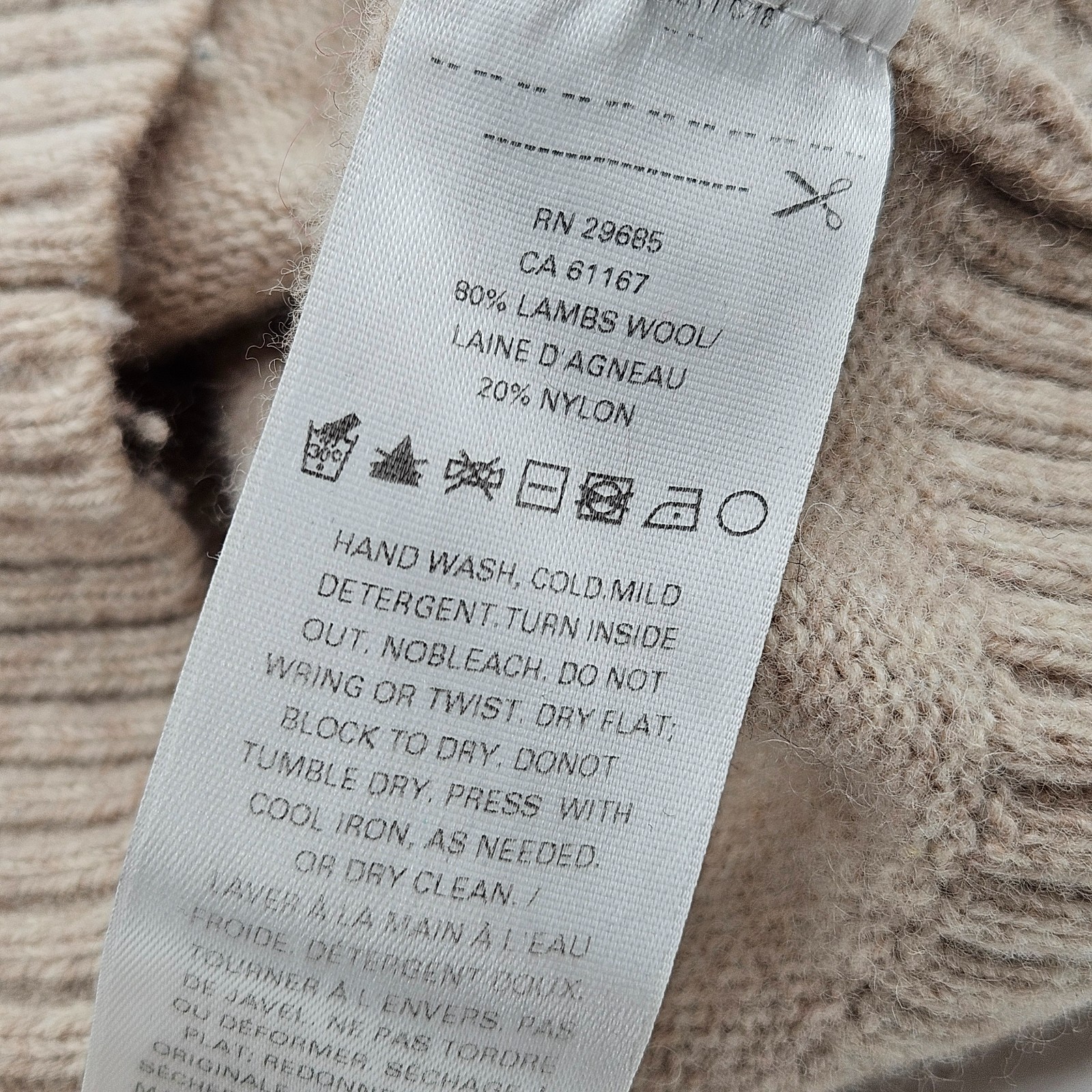 Pendleton Camp Striped Lambs Wool Turtleneck Swea… - image 14