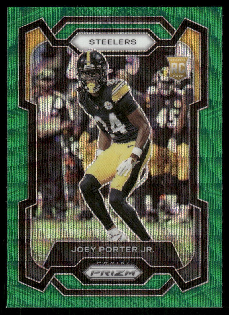 2023 Panini Prizm #386 Joey Porter Jr. Green Wave