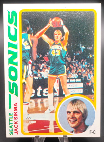 Jack Sikma #117 1978 Topps card