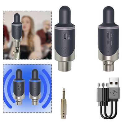 Tragbarer UHF Wireless XLR Transmitter Empfänger Set ideal für Live-Auftritte