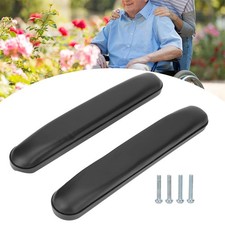2 Pieces Wheelchair Arm Pads Universal Comfortable Armrest Replacements