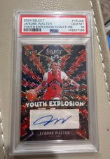 2024-25 Panini Select - Ja’kobe Walter Auto, black Finite 1/1 Youth Explosion.