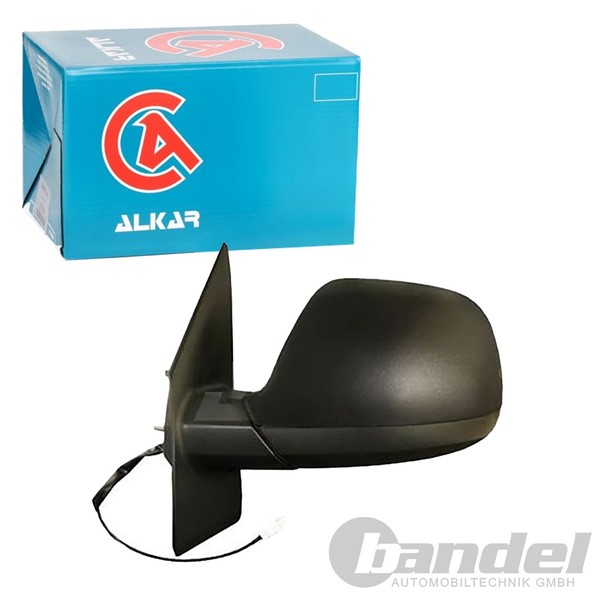 Alkar Manuell AußEnspiegel MIT Antenne Links Passend FüR VW Multivan Transporter-image