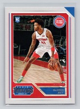 Saddiq Bey 2020-21 Panini Chronicles Basketball Threads #97 Pistons Rookie RC