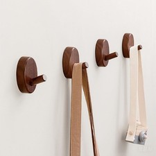Coat Hooks Wall Mount, 4 Pack Heavy Duty Wooden Decorative Hooks, for Towel Hook