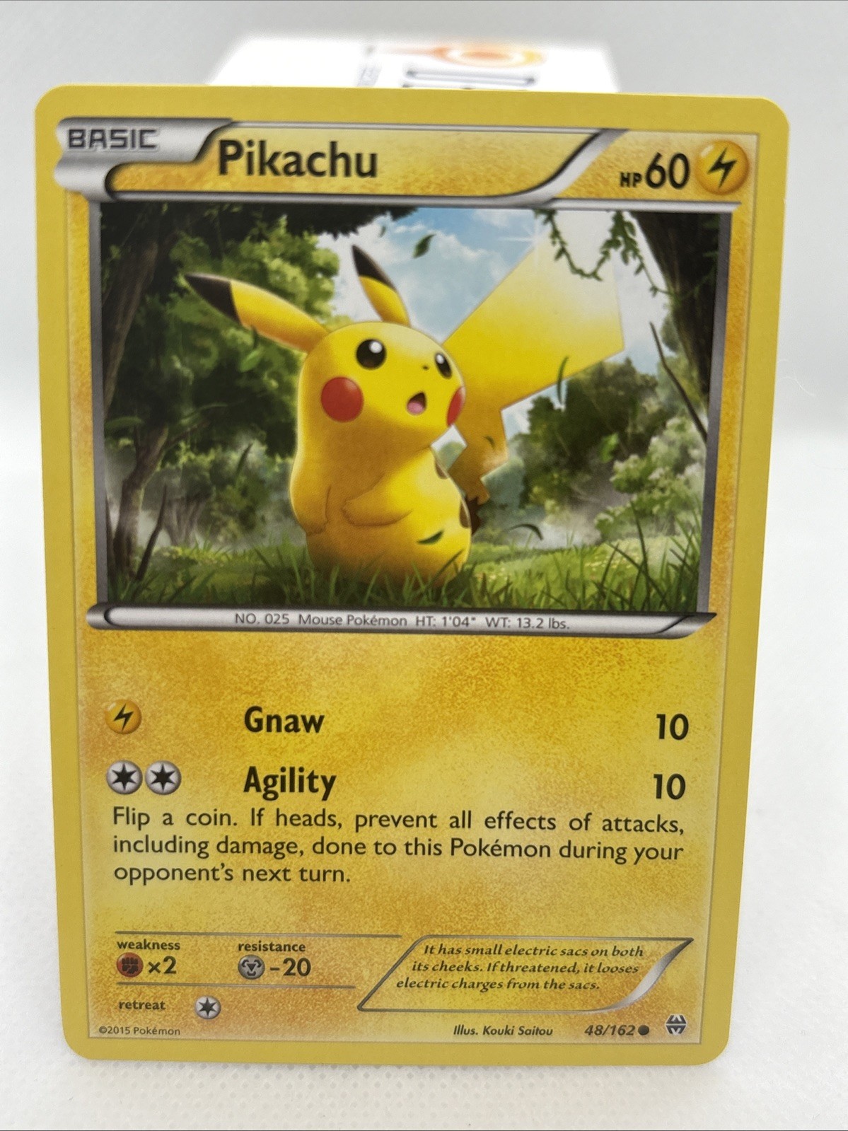 Pokemon TCG Breakthrough Pikachu Card 48/162 Regular Common