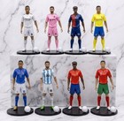 18cm Soccer Figures Messi Mbappe Ronaldo Yamal Football Action Toy PVC Doll Gift