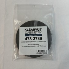 Klearvue Cabinetry 478-3736 HAZEL Adhesive Edge Banding 3/4&rdquo;X35&rsquo;X .018&rdquo; 4783736