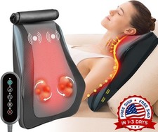 Masajeador lumbar Shiatsu de tejido profundo con calor para el dolor de espalda