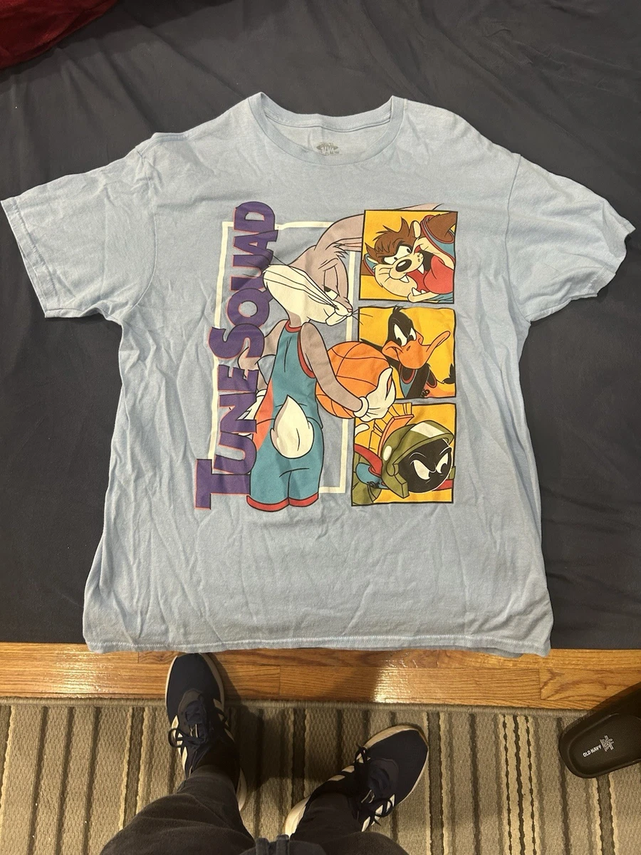 レア LOONEY TUNES Tシャツ 2000 Vintage Looney Tunes All Over DJ Bugs Bunny Pioneer HTF Y2K