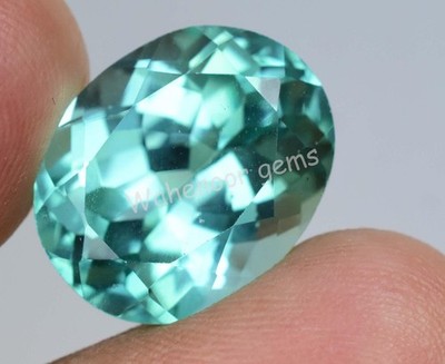 Natural Serendibite Ct Green Bluish Oval Stunning Certified
