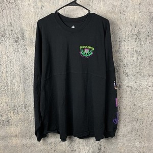 Disney Spirit Jersey Hocus Pocus Shirt 2XL Black Glow In The Dark Long Sleeve