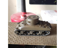 3D Printed Homemade 1/72 US M4 Sherman Medium Tank Model