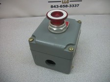 SQUARE D ENCL RED MUSHROOM MAINTAIN PUSH/PULL BUTTON 9001SKR9R 9001KY1