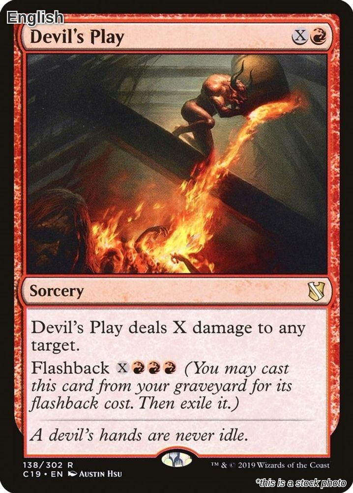 Magic Devil's Play 138 Rare Commander 2019 NM