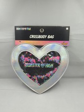 Monster High Heart Shaped Crossbody Bag/Purse Spirit Halloween Goth NWT 2023