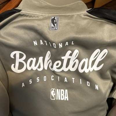 NBA Mens Remember When Track Jacket Tan Size Large NWOT