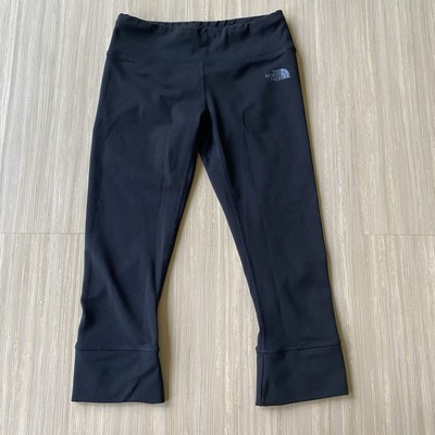 The North Face Black Leggings Capri Length Stretch Size XS Women's Hiking Yoga