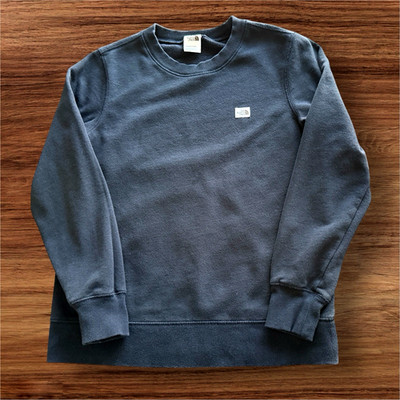 The North Face Women's Crewneck Sweatshirt Sz M Heritage Patch Black Pullover