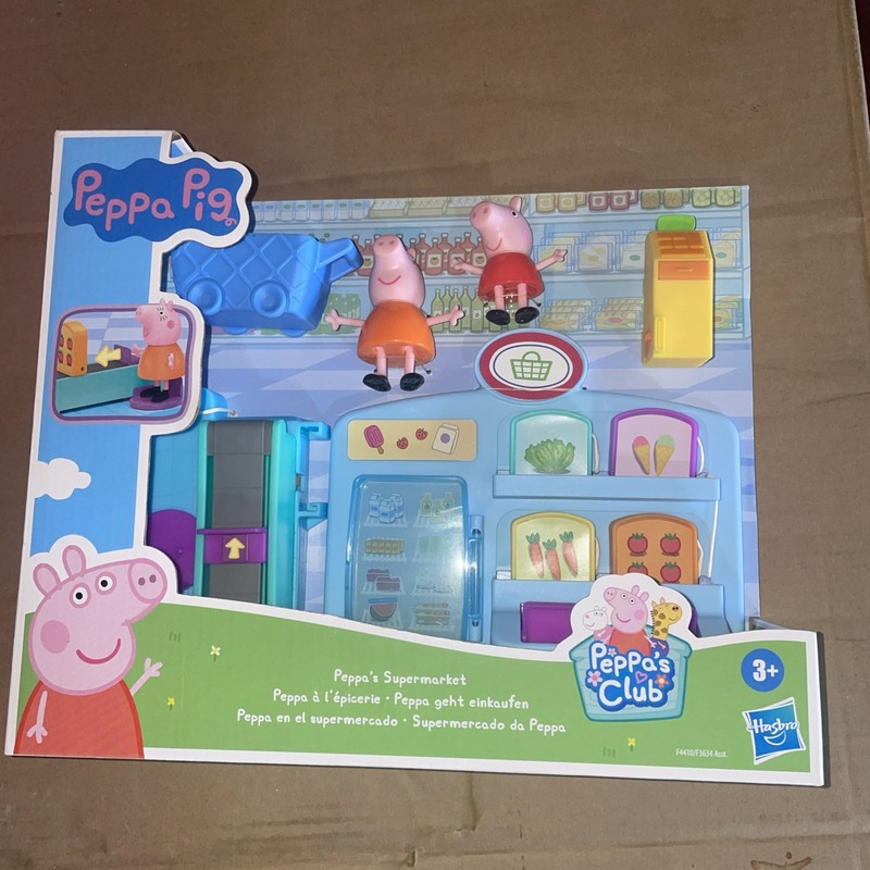 Peppa Pig Adventures Peppa’s Supermarket Playset Preschool Toy NEW