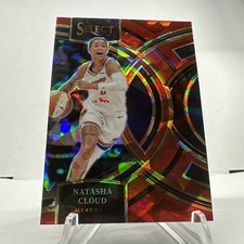 2024 Panini Select WNBA #115❤️‍🔥 Natasha Cloud Red Ice Prizms