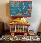 VTG FISHER  PRICE #900 BIG PERFORMING CIRCUS WAGON 1963 SEALED 100% COMPLETE🎪