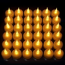 100 PCS Tea Lights Tealight Candles Flameless LED Flickering Battery Operated