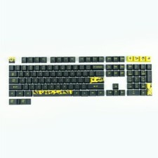 Black Yellow Neon Jungle Theme Custom Keycap Set For Mechanical Keyboard