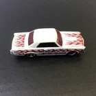 Mattel 1186 mj 1 nl Car Flames Red Line Rims Malaysia Red Tinted Windows