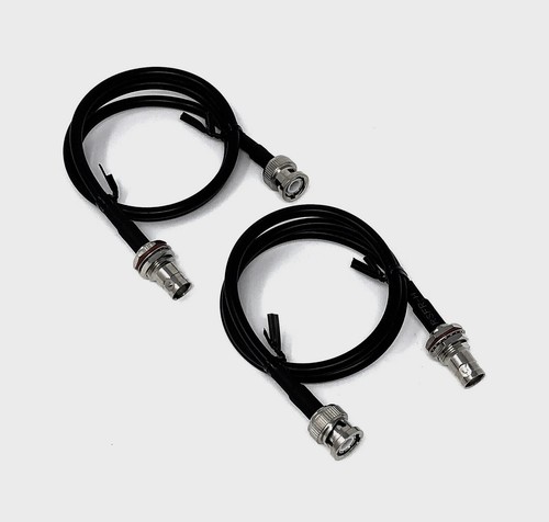 2 x BNC Verbindungskabel Front Rack Montagesatz AM2 für Sennheiser Empfänger - Bild 2 von 5
