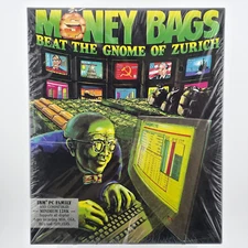 Money Bags: Beat the Gnome of Zurich, 1988, Big Box, New & Sealed