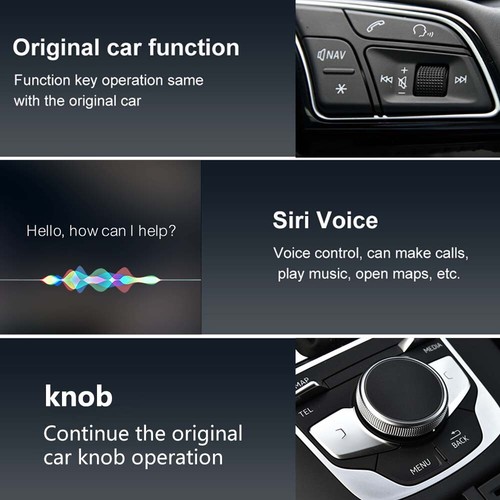 Black USB Dongle Wireless CarPlay Box Adapter For Apple iPhone Car Radio Link - Picture 5 of 10