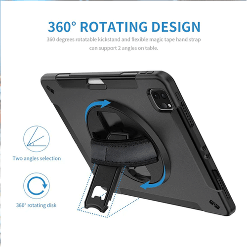 Defender Blacktech Case for   Samsung Galaxy Tab S9 Fe - Black - Bild 10 von 12