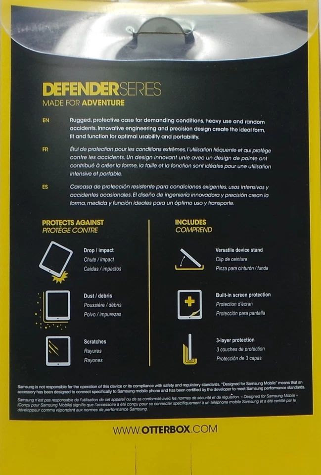 OtterBox Defender Series Case for Samsung Galaxy Note 8.0" TABLET Black 77-30362 - Image 3 of 4