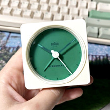Starbucks Korea x BRAUN Modern Table Clock Green, White - Limited 🔸Tracking🔸