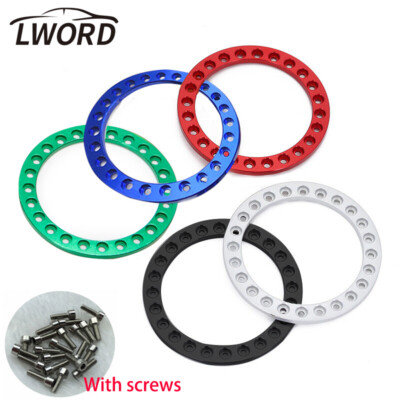 LWORD CNC Wheel Outer Beadlock Ring for 1.9'' Wheels Rim 1/10 RC Crawler