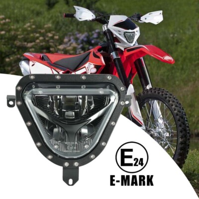 E24 LED Scheinwerfer für BETA RR 125 200 250 300 350 400 Enduro Racing Xtrainer