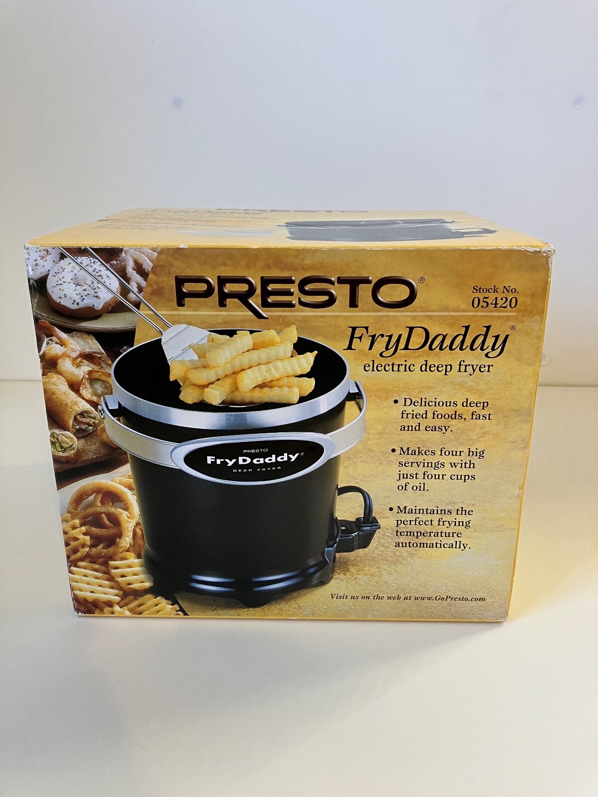 Presto 05420 FryDaddy Electric Deep Fryer Black. NEW 885675591431 eBay