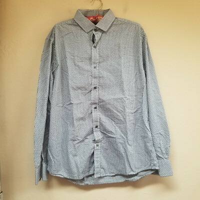 1 Like No Other London Men s Size 16 Checkered Dress Shirt Long Sleeve Casual
