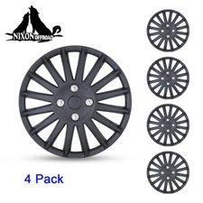 16” Snap On Wheel Cover Hub Caps Replacement Fit R16 Tire & Steel Wheels 4 Pack